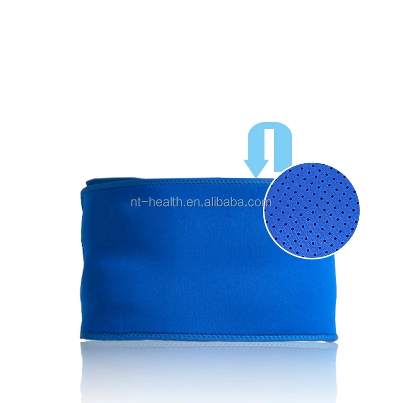 Colorful customized adjustable neoprene waist trimmer slimmer belt for men and women