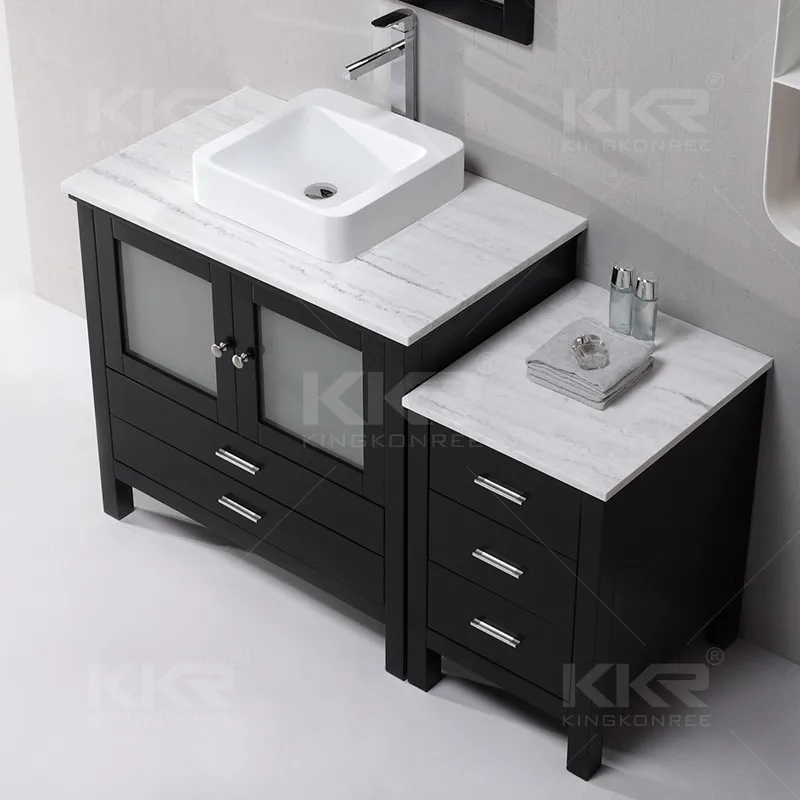 Resin Stone Washing Basin Luxurious Design Cabinet Wash Basin