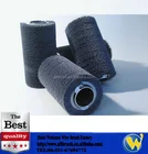 Shafts mounting abrasive grinding roller brushes