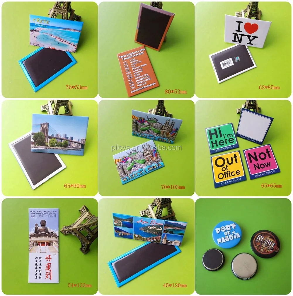 2019 new arrival low price souvenir gifts landscape tinplate