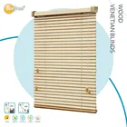 interior decorative curtains vertical wood Venetian blinds