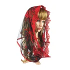 Embroidery Infinity Lace Veil ,Lace Catholic Veil ,Hijab Chapel Scarf Lady Church Head Covering