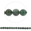 Wholesale round natural moss agate beads different for choice