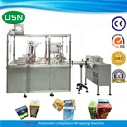 Professional automatic condom box cellophane wrapping machine