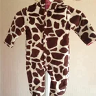 Wholesale Warm Giraffe Striped Newborn Baby Clothes Winter Romper