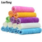 Hot Selling Wood Fiber Dish Cloth Cleaning Detergent Free Multi-purpose Cleaning Towel Water Absorption Dish towel