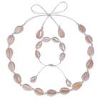 2019 Hawaiian Cowrie Sea Shell Beach Style Choker Necklace Shell Set