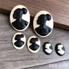 40x30 Black History Cameo African Cabochon Ethnic afro nubian Tribal Jewelry Supply RES1236