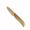 3 inch Yellow Blade Ceramic material Fruit Knife ABS Plastic Handle
