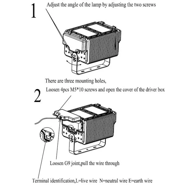 Project light 400 watt tunnel led passed emc sex 400 watt tunnel led