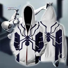 New Marvel Spider-Man Future Spider 3D Print Anime Sweater cosplay Sweater Zip Hoodie