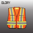 Quzhou Glory hi vis vest pockets safty vest reflective vest