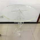 Hotel/home use acrylic side table nesting table Customized living room acrylic console tables