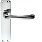 Simple design pattern zinc alloy die casting door handle with PVD coating or chrome plated