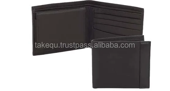 genuine nappa bifold mens Leather Wallets
