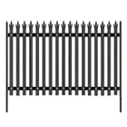 used galvanized steel palisade fence for sale