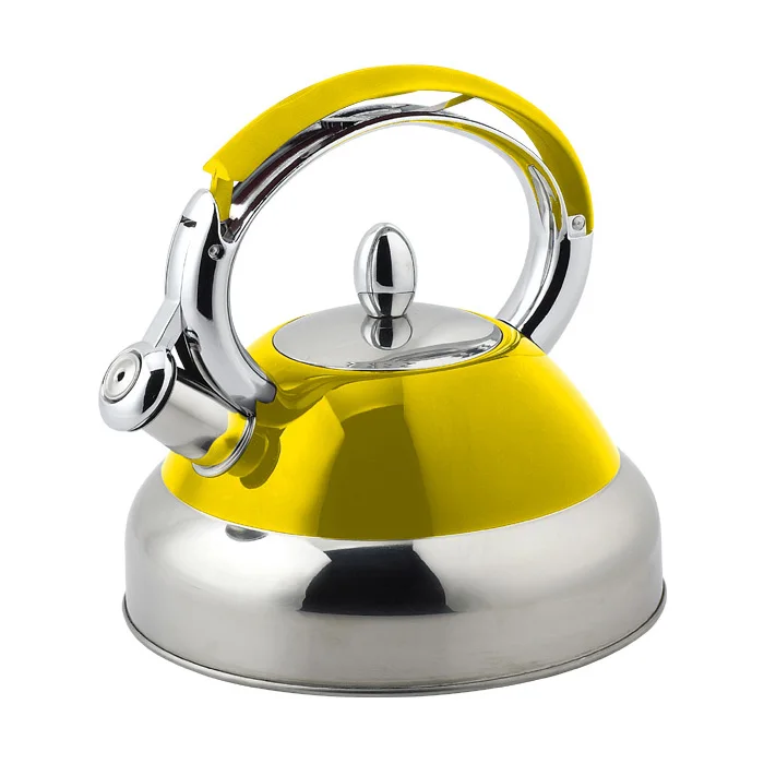 yellow tea kettle