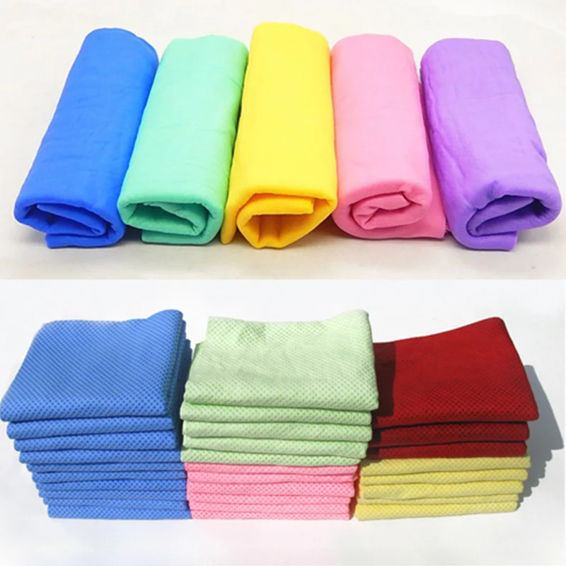 Super Absorption Deerskin Chamois Cham Car Wash Towel Synthetic PVA Imitation 43cm*32cm*0.2 Auto Care Clean Sponge Cloth Natural