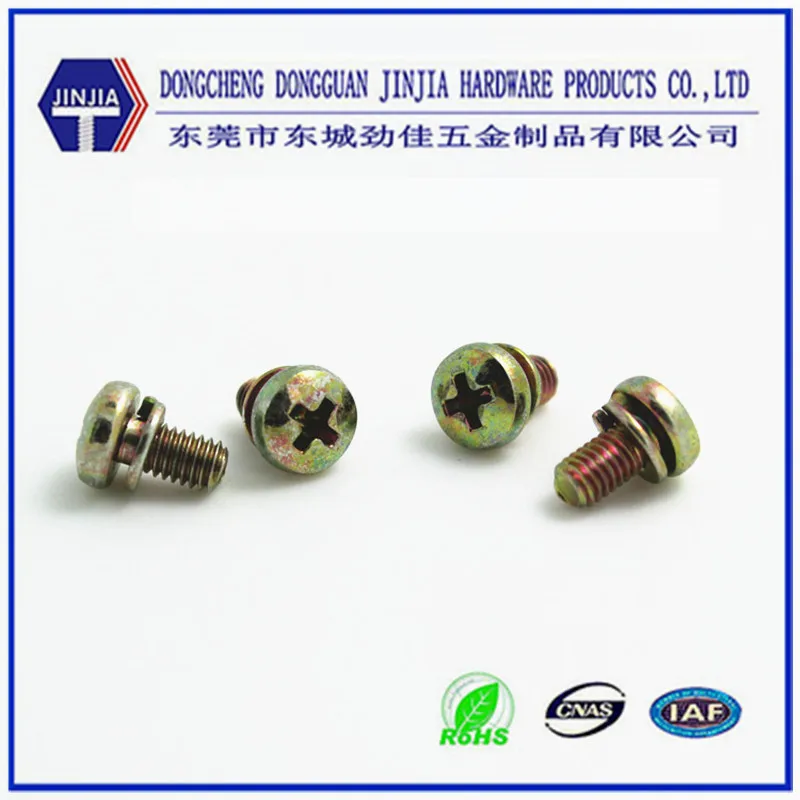 stainless steel imperial combination screw