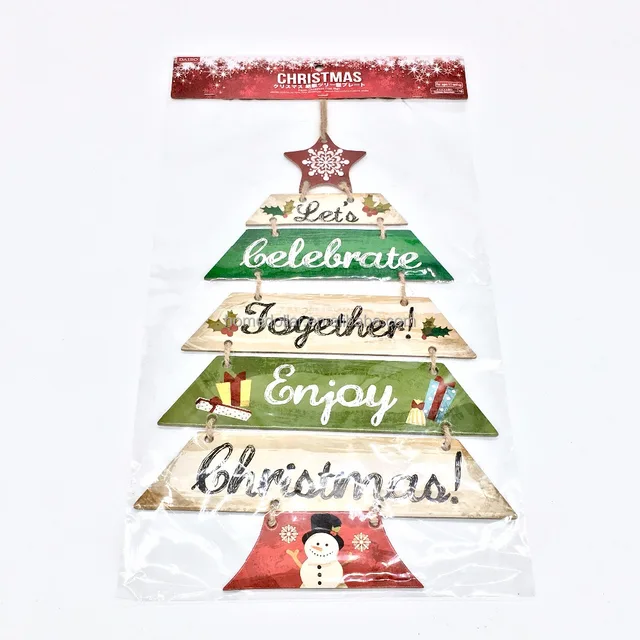 christmas tree card ornaments paper pendant hang tag