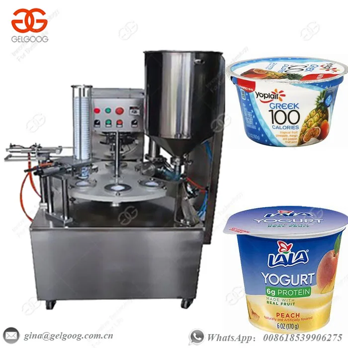 Yogurt Cup Filling Sealing Machine - Buy Yogurt Cup Filling Sealing ...