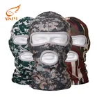 Winter Face Mask Two Hole Balaclava Neck Hood Black Ski Sports Face Mask