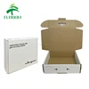 white color recycle cheap flat packing no glue e flute carton foldable paper box for shipping