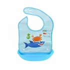 Cartoon Design Waterproof Adjustable Baby Bibs (HC19)