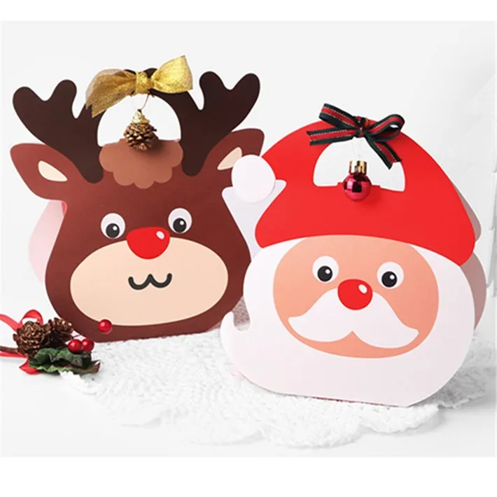 cartoon gift paper packing box for christmas birthday party cake
