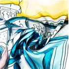 Lady Custom-made Fashion Active Printing Cotton Scarf