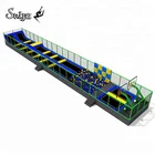 Jumping exercise equipment mat indoor trampoline park and playground for gymnastics fitness trampoline