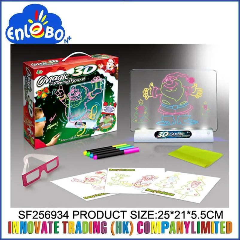 2017 best christmas gift for kids diy magic 3d drawing board