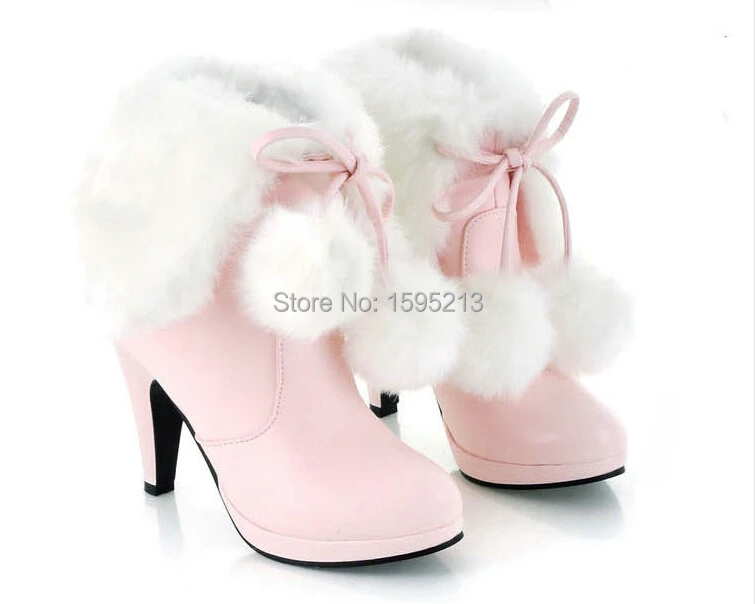 cute winter heels