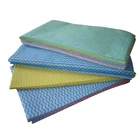 viscose polyester nonwoven spunlace disposable floor wipes for cleaning