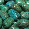 Natural loose gemstone beads for jewelry, chrysocolla stone beads