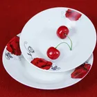 Soup Dish China Flowers Porcelain Plate
