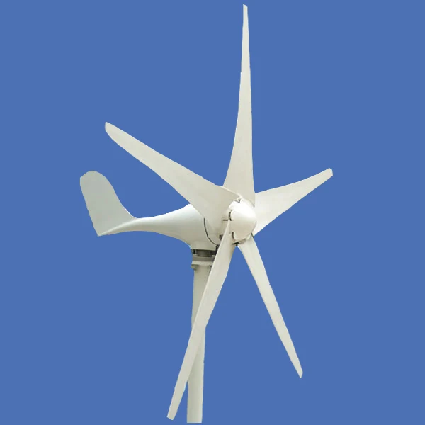 Mini 300 w 12 v/24 v windmühle home/boot/garten wind mühle generator mit 3/5 klingen