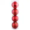 Fashion Decorative Red Christmas tree ornaments balls