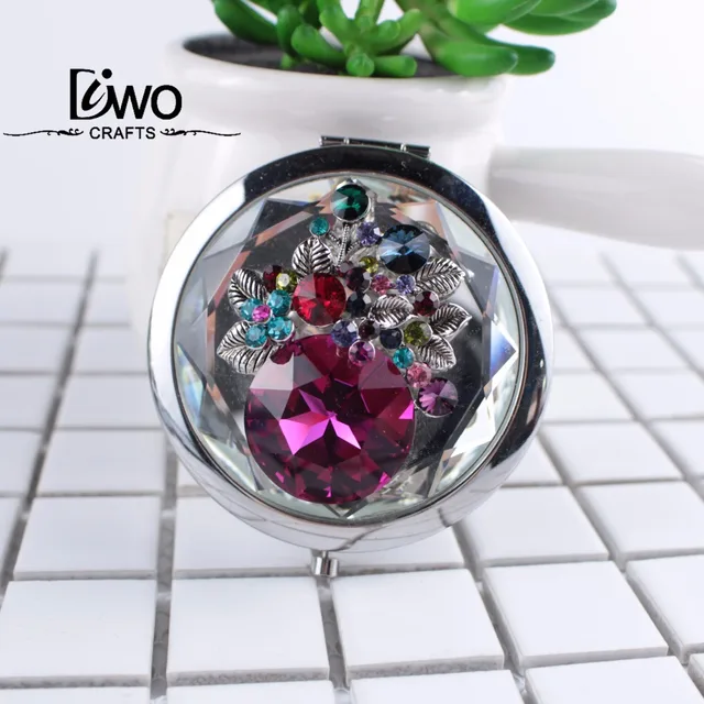 purse crystal fashion gift mirror glass wholesale