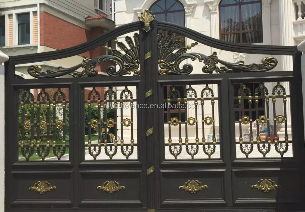 Featured image of post Iron Gate House Front Gate Grill Design Images - Open red door isolated on a white background.