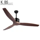 Fan Wood Wooden Blade Fan Zhongshan Lighting Factory Fan Ceiling Modern Solid Wood Blades Energy Saving Ceiling Fan