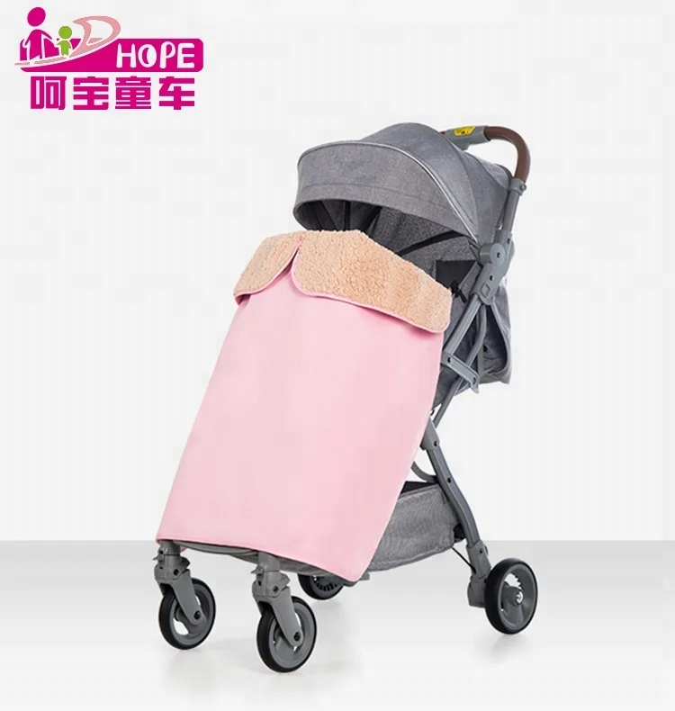 baby stroller cover on leg with keep warm function