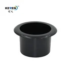 2" deep black cooling cup holder plastic sofa cup holder for furniture