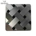 New products Cross Hairline stainless steel sheet 201 304 for design building
