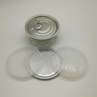 China Manufacture Food Grade 100ml Small Clear PET Plastic Can with EOE