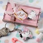 Baby Carriage Baby Girl Shower Return Gifts Favor Keychain Babyshower