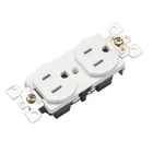 15A 20A standard American style inline double GFCI socket