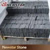 Natural spit 10x10x10 black granite cobblestone