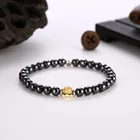 Bead Charm Bracelet Natural Stone Magnets Round Beed Yoga Energy Bracelet For Women