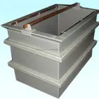 PP/PVC material anodizing tank bath with plating rectifier for chemicals and water storage
